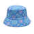 Women's Fashion Geometric Printing Flat Eaves Bucket Hat