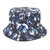 Women's Fashion Geometric Printing Flat Eaves Bucket Hat