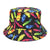 Women's Fashion Geometric Printing Flat Eaves Bucket Hat