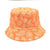 Women's Fashion Geometric Printing Flat Eaves Bucket Hat