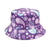 Women's Fashion Geometric Printing Flat Eaves Bucket Hat