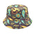 Women's Fashion Geometric Printing Flat Eaves Bucket Hat