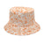 Women's Fashion Geometric Printing Flat Eaves Bucket Hat