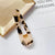 Women's Fashion Geometric Water Droplets Leopard Resin Cellulose Acetate Sheet Headwear Hair Clip