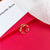 Women's Fashion Geometric Water Droplets Pu Alloy Rhinestone Pearl