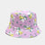 Women's Fashion Graffiti Double-sided Wide Eaves Bucket Hat