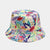 Women's Fashion Graffiti Double-sided Wide Eaves Bucket Hat