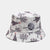 Women's Fashion Graffiti Double-sided Wide Eaves Bucket Hat