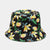 Women's Fashion Graffiti Double-sided Wide Eaves Bucket Hat