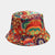 Women's Fashion Graffiti Double-sided Wide Eaves Bucket Hat