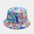 Women's Fashion Graffiti Double-sided Wide Eaves Bucket Hat