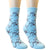 Women's Fashion Hand Cotton Blending Jacquard Crew Socks A Pair