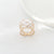 Women's Fashion Heart Shape Diamond Scarf Ring