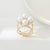 Women's Fashion Heart Shape Diamond Scarf Ring