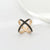 Women's Fashion Heart Shape Diamond Scarf Ring