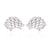 Women's Fashion Hedgehog Stainless Steel No Inlaid Ear Studs Stainless Steel Earrings