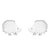 Women's Fashion Hedgehog Stainless Steel No Inlaid Ear Studs Stainless Steel Earrings