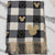 Women's Fashion Houndstooth Heart Shape Polyester Printing Scarf