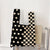 Women's Fashion Houndstooth Polyester Shopping Bags