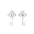 Women's Fashion Korean Style Geometric Star Stainless Steel No Inlaid Ear Studs Stainless Steel Earrings