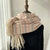 Women's Fashion Lattice Polyester Tassel Winter Scarves