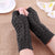 Women's Fashion Lattice Solid Color Knitted Fabric Scarves & Gloves Gloves