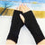 Women's Fashion Lattice Solid Color Knitted Fabric Scarves & Gloves Gloves