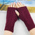 Women's Fashion Lattice Solid Color Knitted Fabric Scarves & Gloves Gloves