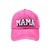 Women's Fashion Letter Curved Eaves Baseball Cap