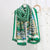 Women's Fashion Letter Plaid Satin Printing Silk Scarves