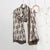 Women's Fashion Letter Plaid Satin Printing Silk Scarves