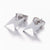 Women's Fashion Lightning Stainless Steel No Inlaid Ear Studs Stainless Steel Earrings