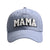 Women's Fashion Mama Letter Embroidery Curved Eaves Baseball Cap