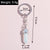 Women's Fashion Moon Alloy Keychain Plating Crystal Key Chains