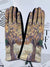 Women's Fashion Oil Painting Faux Suede Gloves 1 Pair