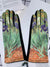 Women's Fashion Oil Painting Faux Suede Gloves 1 Pair