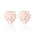 Women's Fashion Palm Tree Stainless Steel No Inlaid Ear Studs Stainless Steel Earrings