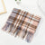 Women's Fashion Plaid Imitation Cashmere Tassel Winter Scarves