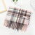 Women's Fashion Plaid Imitation Cashmere Tassel Winter Scarves