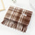 Women's Fashion Plaid Imitation Cashmere Tassel Winter Scarves