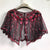 Women's Fashion Plaid Polyester Beaded Sequins Shawls