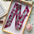 Women's Fashion Plant Satin Printing Silk Scarves