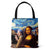 Women's Fashion Printing Canvas Shopping Bags