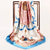 Women's Fashion Printing Satin Printing Silk Scarves