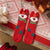 Women's Fashion Santa Claus Snowman Snowflake Coral Fleece Jacquard Crew Socks