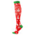 Women's Fashion Snowflake Elk Nylon Jacquard Crew Socks