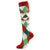 Women's Fashion Snowflake Elk Nylon Jacquard Crew Socks