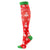 Women's Fashion Snowflake Elk Nylon Jacquard Crew Socks