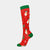 Women's Fashion Snowflake Elk Nylon Jacquard Crew Socks