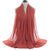 Women's Fashion Solid Color Chiffon Winter Scarves